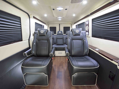 3 Mercedes Benz Sprinter Family Traveler Rear Facing View